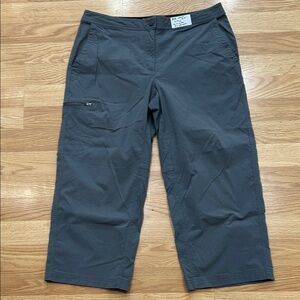 Gray Casual Stretch Pants